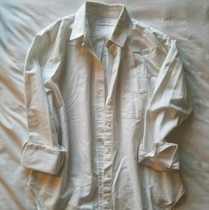 Everlane white cotton button down